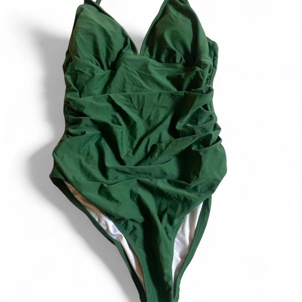 Women's Green Swimsuit-one-piece